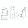 SAAS SAAS Mach II Black Racing Seat