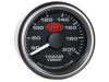 SAAS Trans Temperature Gauge Black 52mm