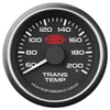 SAAS Trans Temperature Gauge Black 52mm