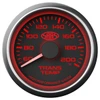 SAAS Trans Temperature Gauge Black 52mm