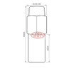 Wheel Nut Mag Chrome SST 60mm