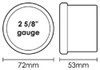 SAAS Oil Pressure Gauge
