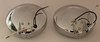 Driving Fog Lamps Pair 12V - 140mm Round with H3 Halogen Bulb