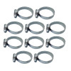 Hose Clamp  Zinc Coated Steel 10pcs 4-1/4 inch (90-110mm)