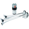 Dual Tone Air Horn 2 x Horns 12V Compressor Chrome