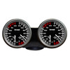 Dual Gauge Billet Aluminium Holder Cup / Pod Silver suit 60mm / 52mm