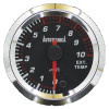 Autotecnica Exhaust Gas Temperature EGT / Pyro Pyrometer 52mm Gauge Black