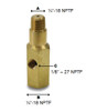 SAAS Gauge T-Piece Sender Adapter