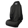 SAAS Seat Cover Throwover - White Logo Large