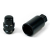 Acorn Lock Nut 12mm x 1.25 Blk/Chr