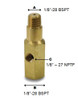 SAAS Gauge T-Piece Sender Adapter