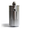 SAAS Oil Catch Can Tank 4x4 Baffled Polished Alloy Aluminium Billet 500ml