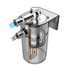 SAAS Oil Catch Can Tank 4x4 Baffled Polished Alloy Aluminium Billet 500ml