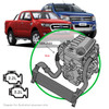 SAAS Silicone Intercooler Rear Hot Side Pipe Ranger/BT50 2011-2020