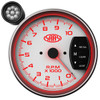 SAAS Tacho White Face 125mm 10,000 rpm Gauge Shift Light