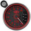 SAAS Tacho Black Face 125mm 10,000 rpm Gauge Shift Light