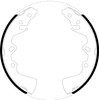 Brake Shoe Set - BS1348