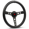 SAAS Steering Wheel Leatherette 350mm
