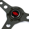 SAAS Steering Wheel Leatherette 350mm