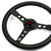 SAAS Steering Wheel Leatherette 350mm
