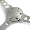 SAAS Steering Wheel Logano Wood Chrome Spoke