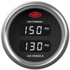 SAAS Dual Digital Gauge Air Pressure 0-220psi 52mm Trax