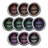 SAAS Dual Digital Gauge Air Pressure 0-220psi 52mm Trax