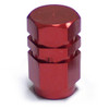 SAAS Valve Cap Red 2 Groove - 5 Pack