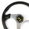SAAS Sports Steering Wheel Poly 14" ADR Octane Brushed Alloy Spoke