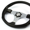 SAAS Sports Steering Wheel Poly 14" ADR Octane Brushed Alloy Spoke
