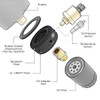 Oil Filter Sandwich Plate Kit SGAP5 M24 x 1.5