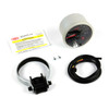 SAAS Tachometer 0-8K Shiftlite 3-1/2 Black Street Series