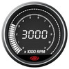 SAAS Tachometer 0-11K Shiftlite 3 1/2" 89mm In Dash Muscle Digital Series