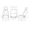 SAAS Seat 4x4 Black PU A.D.R