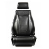 SAAS Seat Trax 4x4 Black PU A.D.R