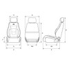 SAAS SSeat Trax 4x4 Black PU  / Black Cloth A.D.R