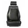 SAAS Seat Trax 4x4 Black Genuine Leather A.D.R