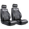 SAAS Seat Trax 4x4 Black Genuine Leather A.D.R