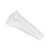 Cable Ties Zip Ties Nylon UV Stabilised 2.6mm x 250mm Pack of 100 White
