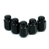 SAAS Wheel Nuts Acorn Taper 7/16 Black 35mm 5pk