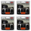 SAAS Wheel Nuts Acorn Bulge 12 X 1.50 Black 35mm 5pk