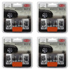SAAS Wheel Nuts Acorn Bulge 12 X 1.50 Chrome 35mm 5pk
