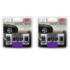 SAAS Wheel Nuts Flat Head Bulge 1/2" Chr 35mm 5pk
