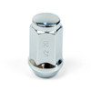 SAAS Wheel Nuts Flat Head Bulge 1/2" Chrome 40mm 5pk