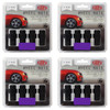 SAAS Wheel Nuts Mag 1/2" Black 43mm 5pk