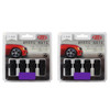 SAAS Wheel Nuts Mag 12 X 1.25 Black 43mm 5pk