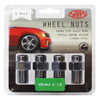 SAAS Wheel Nuts Mag 12 X 1.50 Chrome 43mm 5pk
