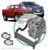 SAAS Silicone Intercooler LH Hot 1 Pce Pipe Ranger/BT50 2011-2020