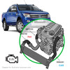 SAAS Silicone Intercooler 3 Pipe & Clamp Kit Ranger/BT50 2.2L