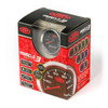 SAASBoost Gauge 30inHg-35psi 52mm Black Muscle Series 3